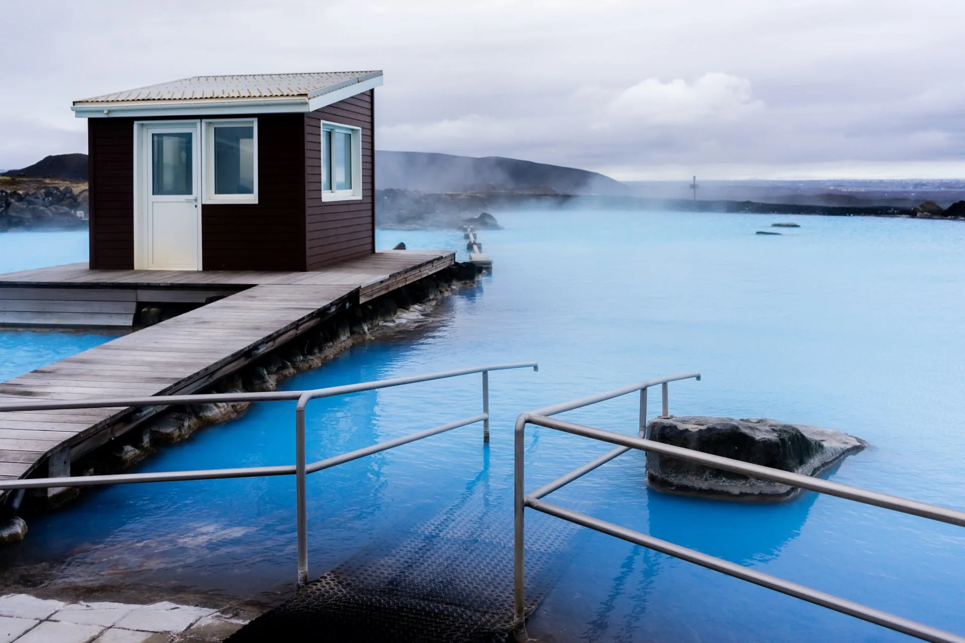 Les bains du nord autour du lac Mývatn